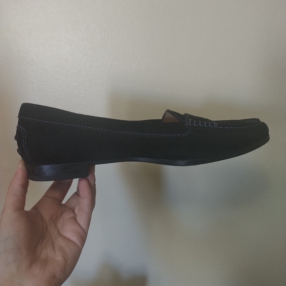 Tod's Black Suede Gommino Driving Loafers size 37 - Picture 5 of 14